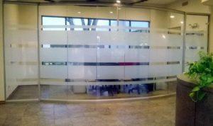 Contemporary glass walls