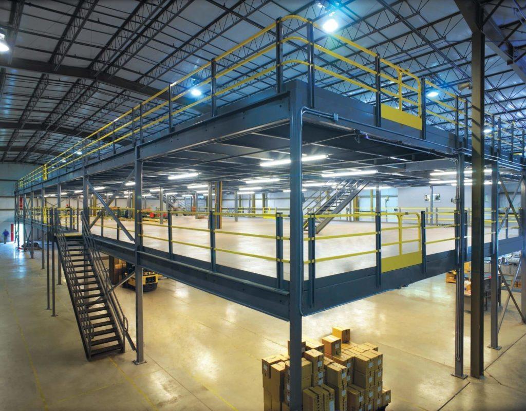 steel warehouse mezzanine