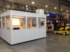 Prefabricated Modular Inplant Office - Side View