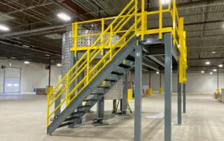 Warehouse Mezzanine with Stairs